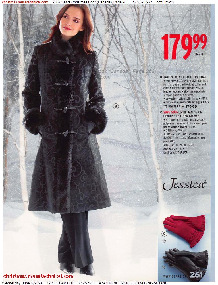 2007 Sears Christmas Book (Canada), Page 263