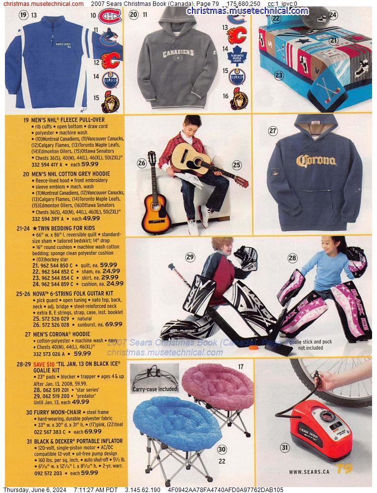 2007 Sears Christmas Book (Canada), Page 79