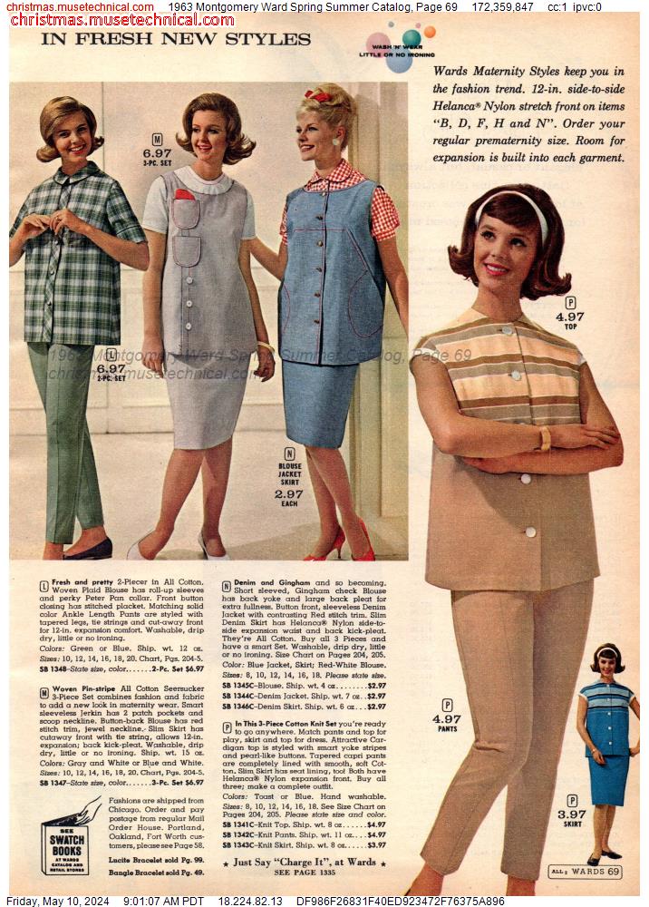1963 Montgomery Ward Spring Summer Catalog, Page 69