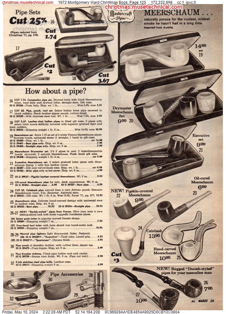 1972 Montgomery Ward Christmas Book, Page 125