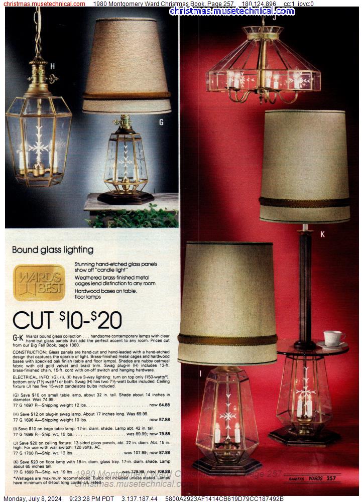 1980 Montgomery Ward Christmas Book, Page 257