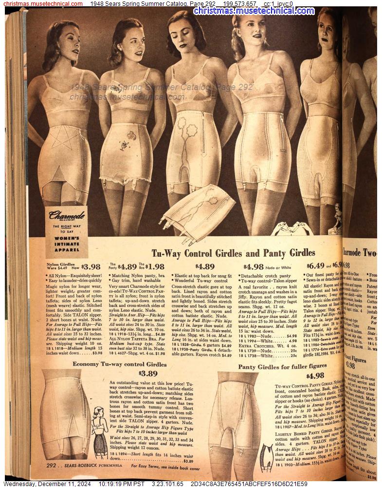 1948 Sears Spring Summer Catalog, Page 292