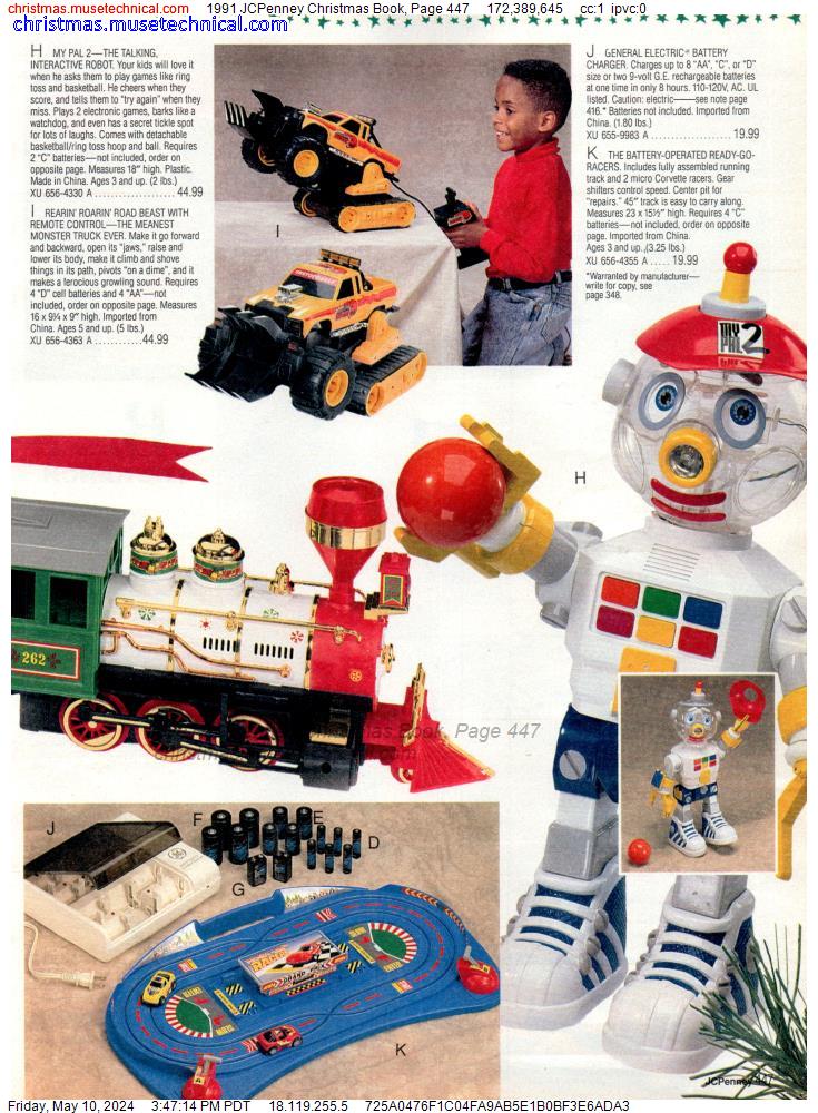 1991 JCPenney Christmas Book, Page 447