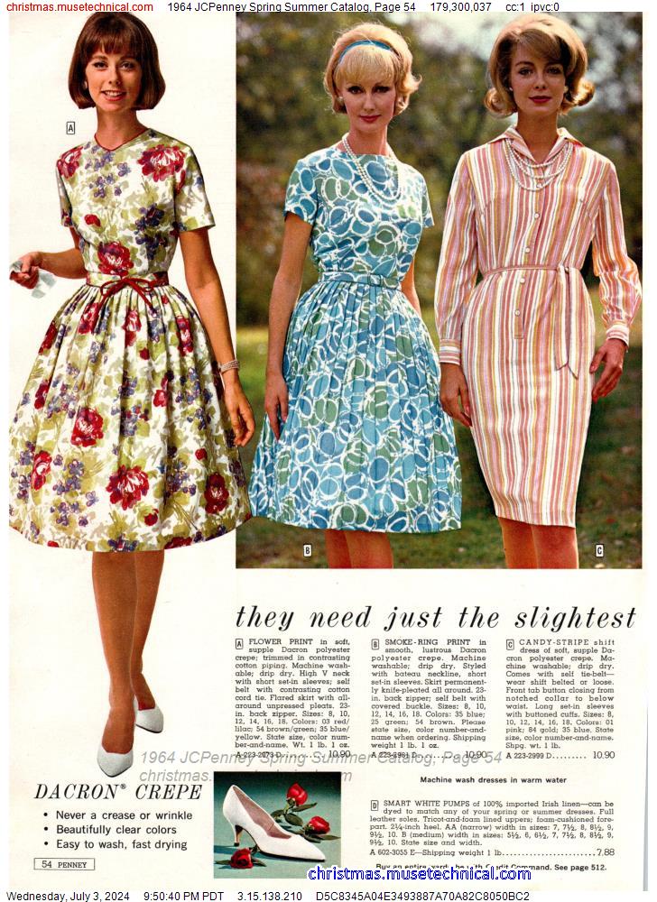 1964 JCPenney Spring Summer Catalog, Page 54