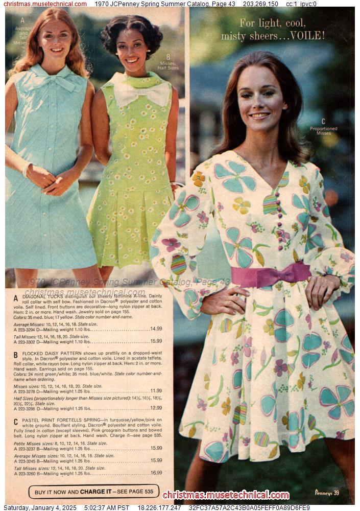 1970 JCPenney Spring Summer Catalog, Page 43