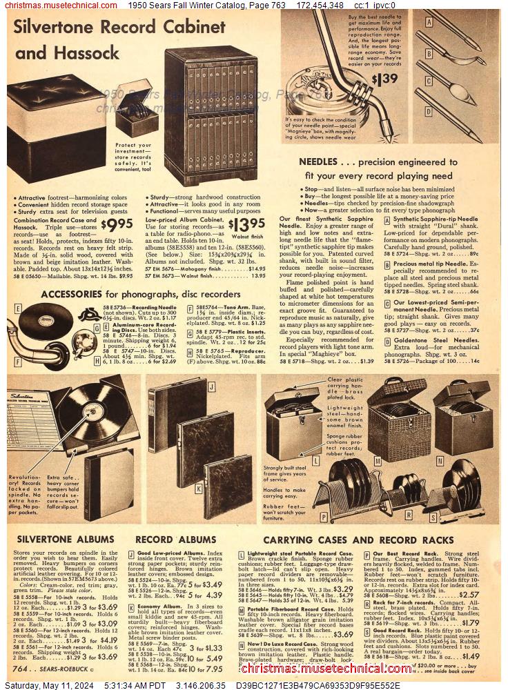 1950 Sears Fall Winter Catalog, Page 763