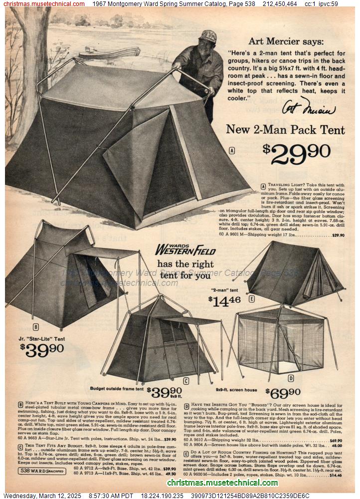 1967 Montgomery Ward Spring Summer Catalog, Page 538