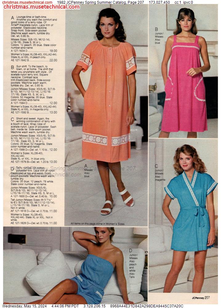 1982 JCPenney Spring Summer Catalog, Page 207