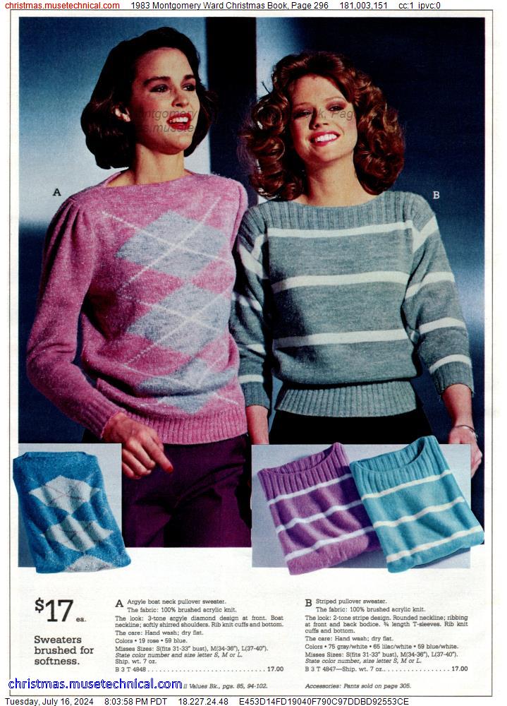 1983 Montgomery Ward Christmas Book, Page 296