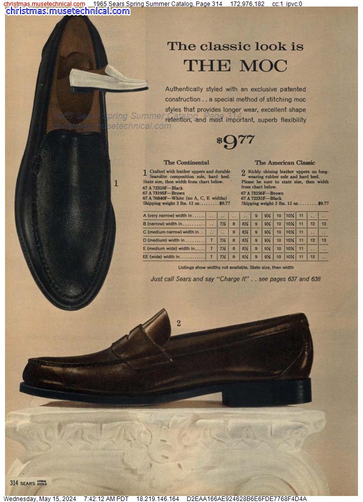 1965 Sears Spring Summer Catalog, Page 314