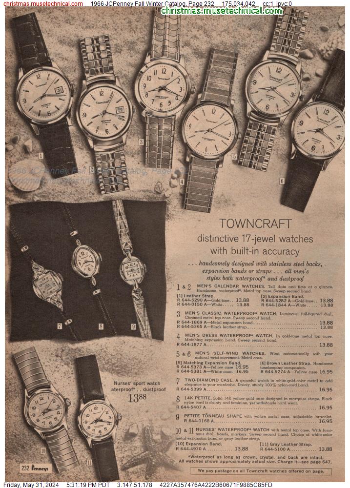 1966 JCPenney Fall Winter Catalog, Page 232