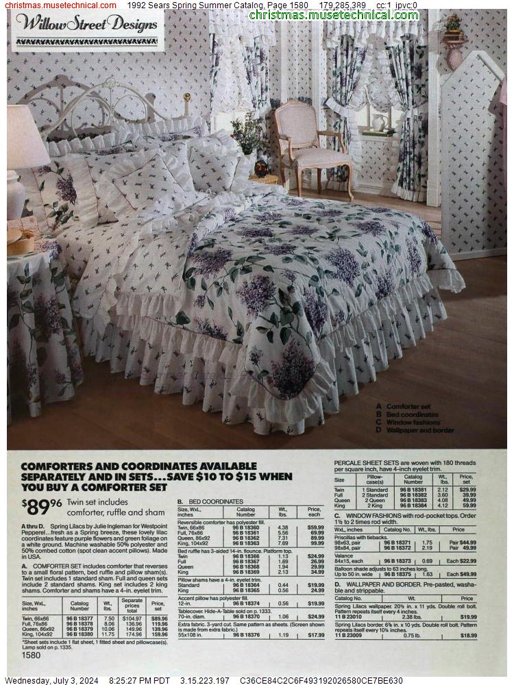 1992 Sears Spring Summer Catalog, Page 1580