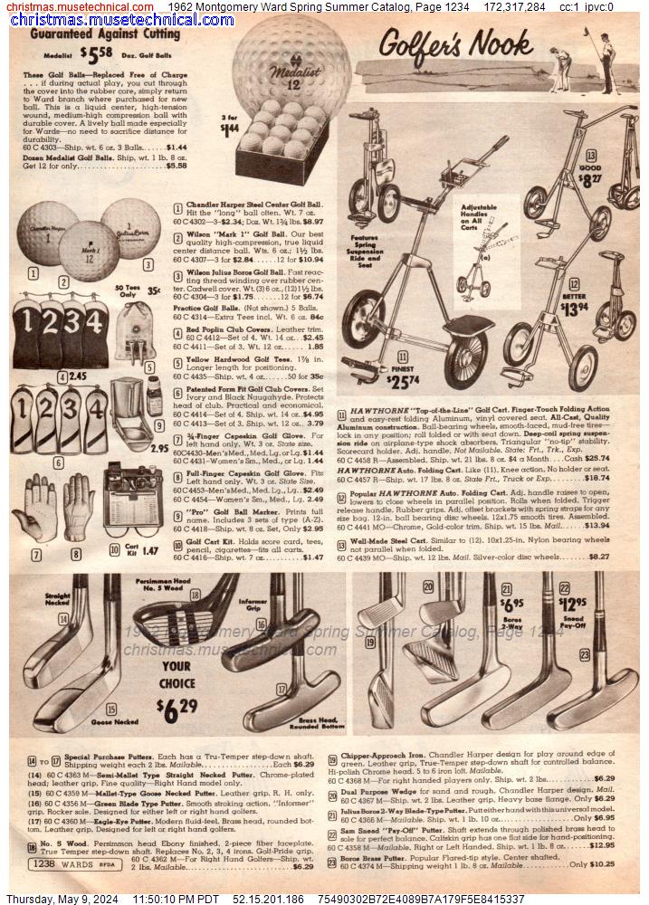 1962 Montgomery Ward Spring Summer Catalog, Page 1234