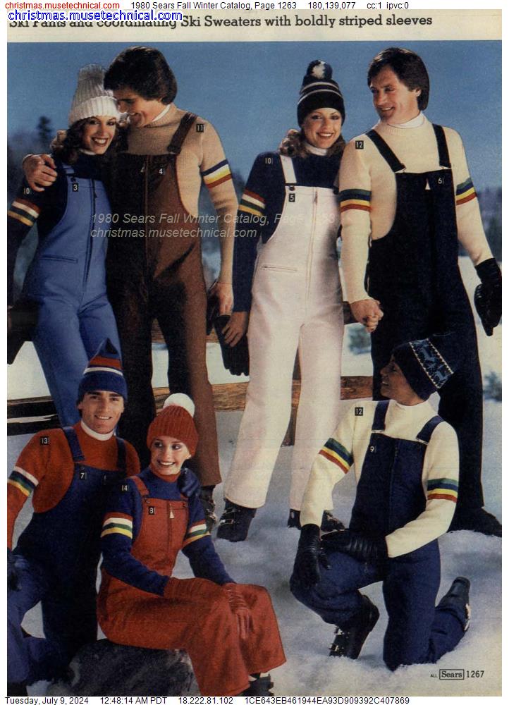 1980 Sears Fall Winter Catalog, Page 1263