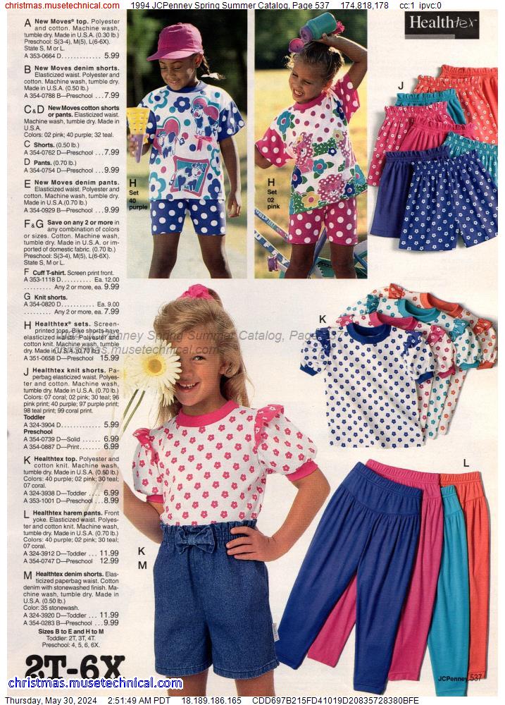 1994 JCPenney Spring Summer Catalog, Page 537