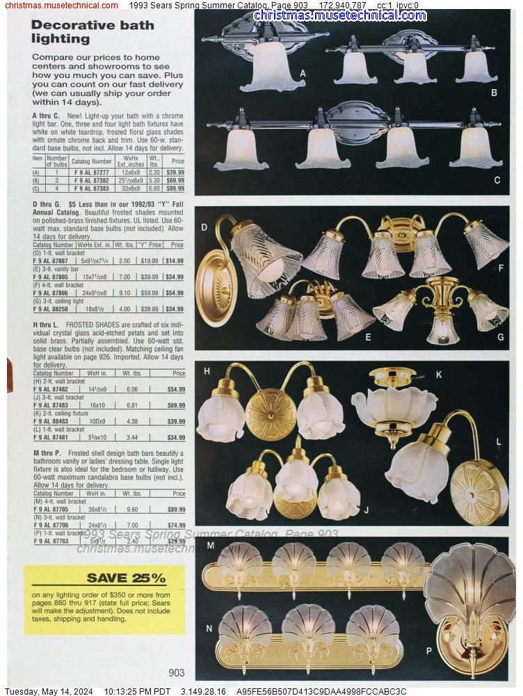 1993 Sears Spring Summer Catalog, Page 903