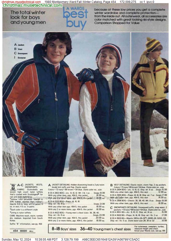1980 Montgomery Ward Fall Winter Catalog, Page 454