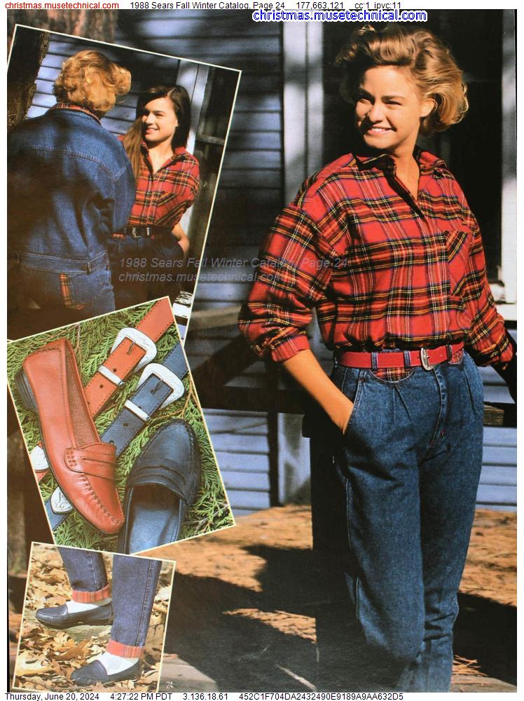 1988 Sears Fall Winter Catalog, Page 24