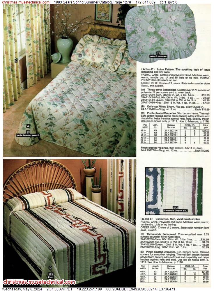 1983 Sears Spring Summer Catalog, Page 1278