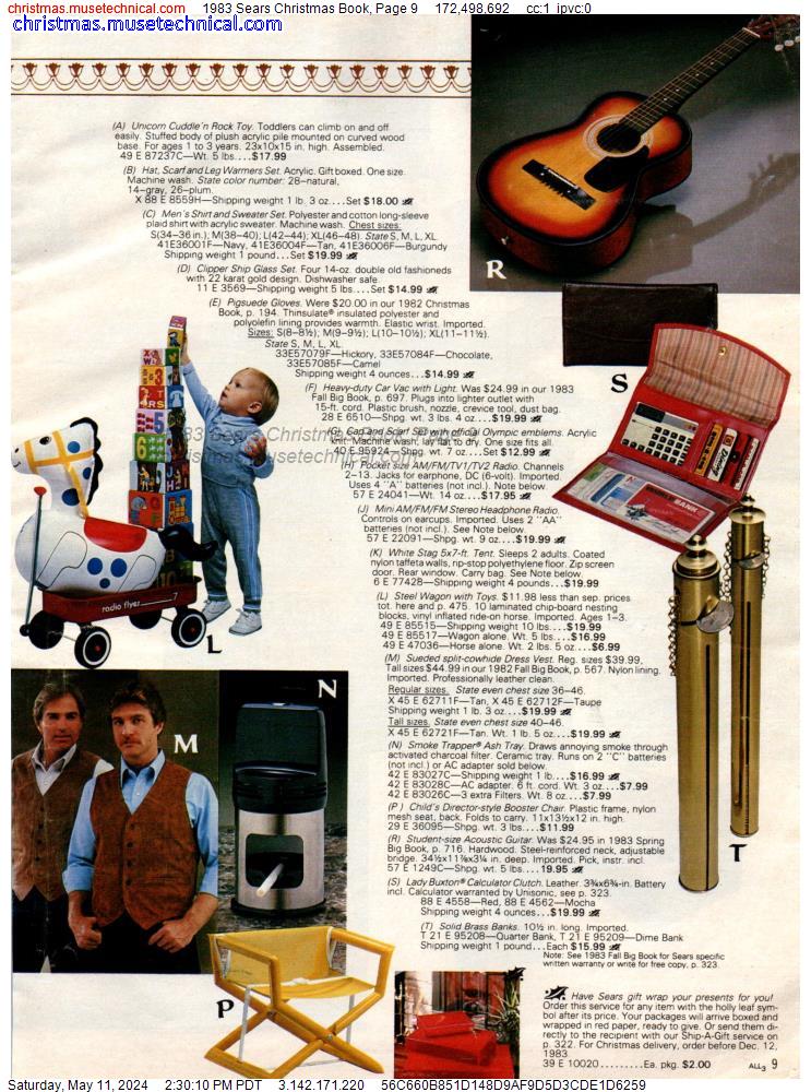 1983 Sears Christmas Book, Page 9