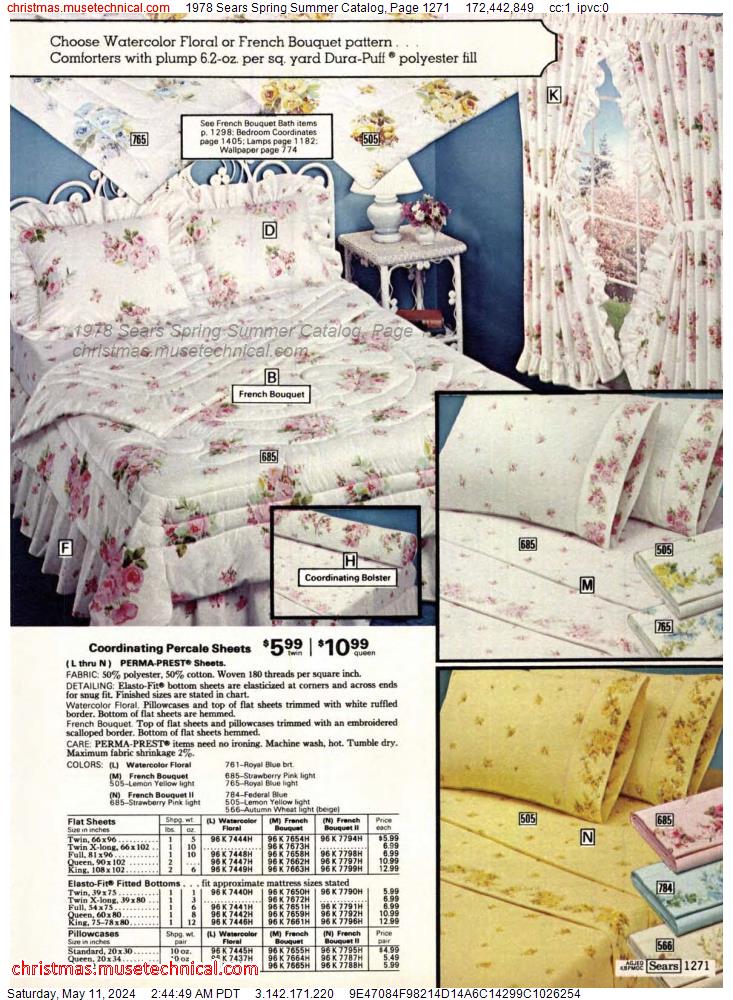 1978 Sears Spring Summer Catalog, Page 1271