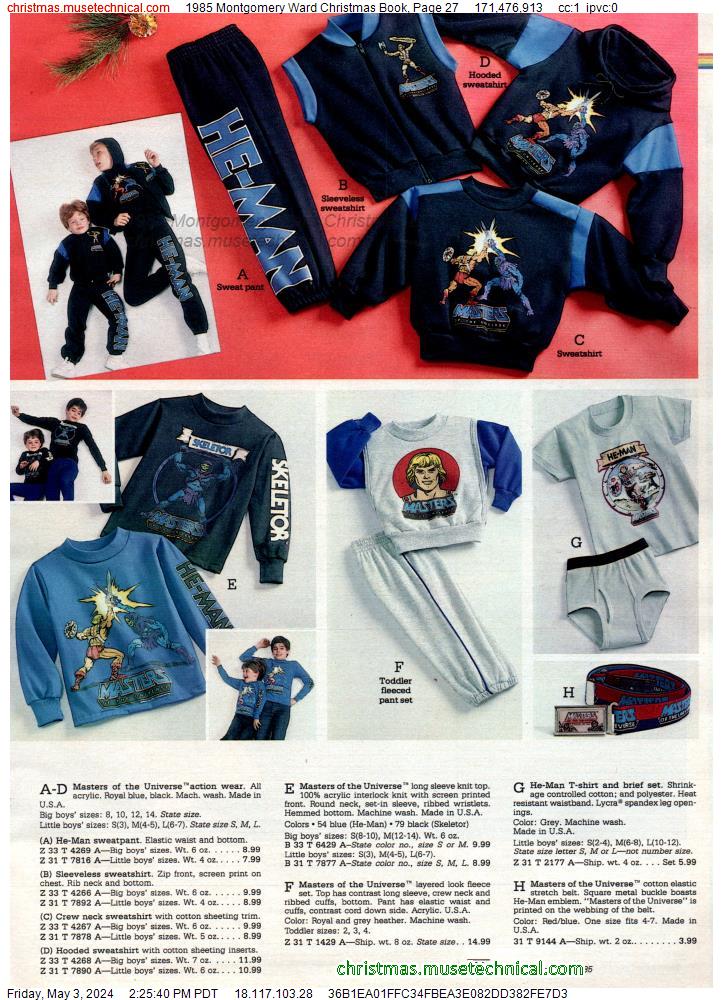 1985 Montgomery Ward Christmas Book, Page 27