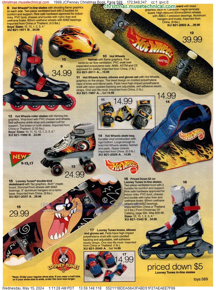 1998 JCPenney Christmas Book, Page 589