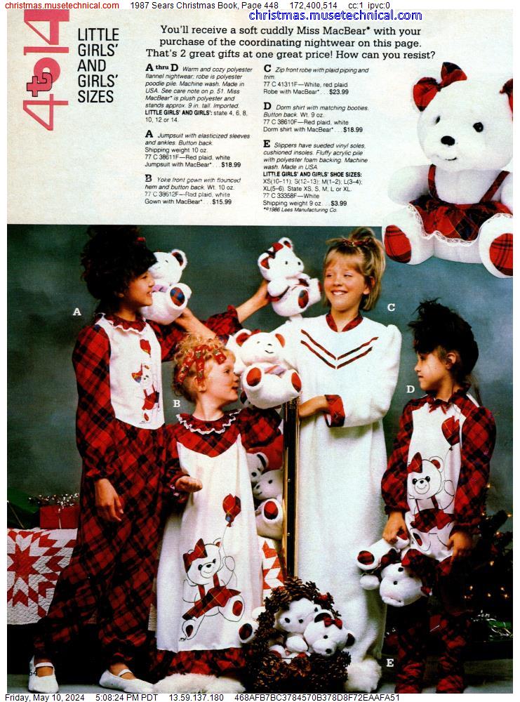 1987 Sears Christmas Book, Page 448