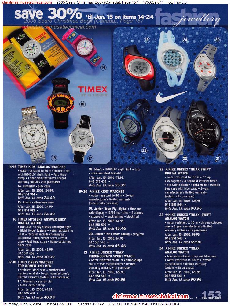 2005 Sears Christmas Book (Canada), Page 157