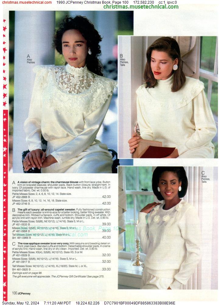 1990 JCPenney Christmas Book, Page 100