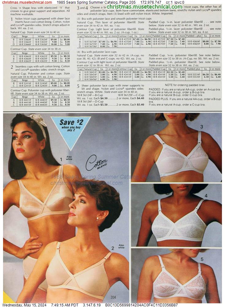 1985 Sears Spring Summer Catalog, Page 205