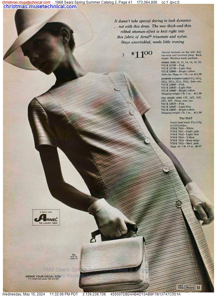 1968 Sears Spring Summer Catalog 2, Page 41