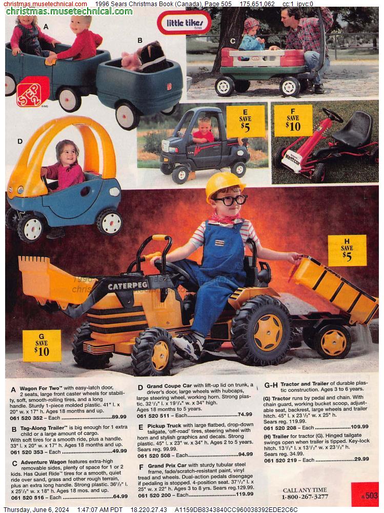 1996 Sears Christmas Book (Canada), Page 505