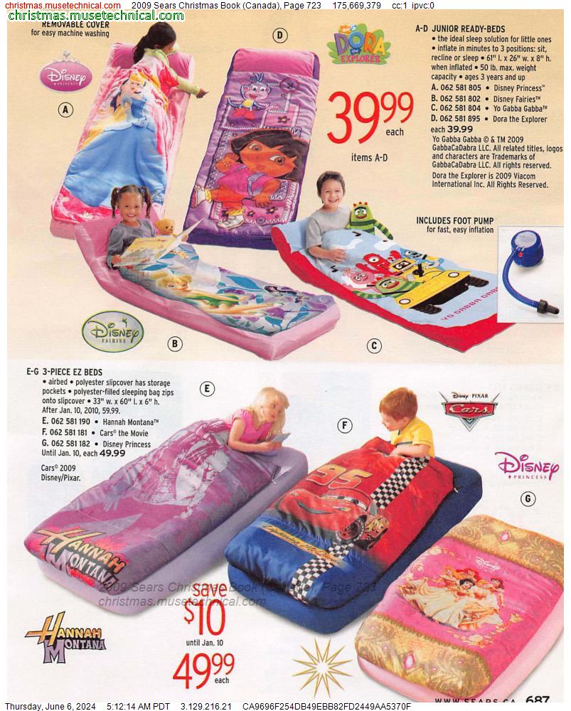 2009 Sears Christmas Book (Canada), Page 723