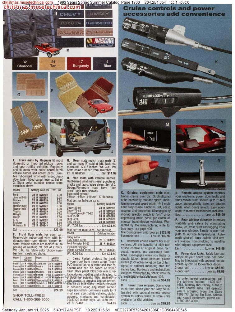 1993 Sears Spring Summer Catalog, Page 1300