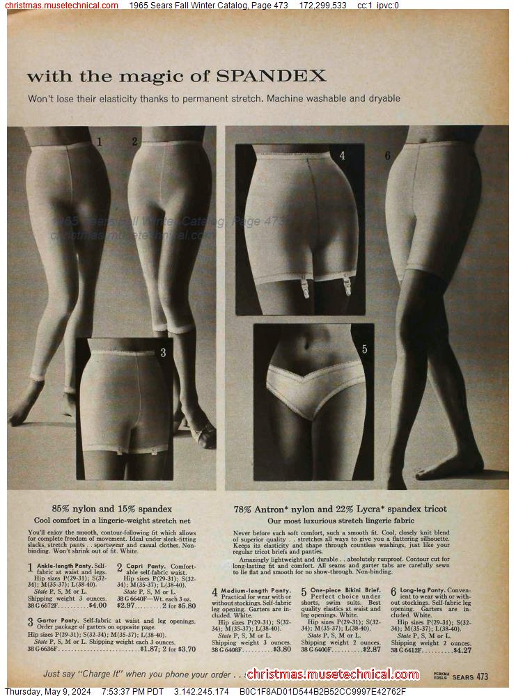 1965 Sears Fall Winter Catalog, Page 473