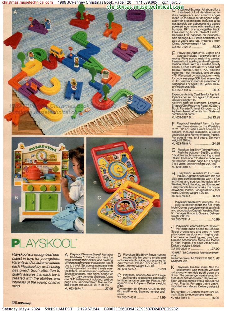 1989 JCPenney Christmas Book, Page 420