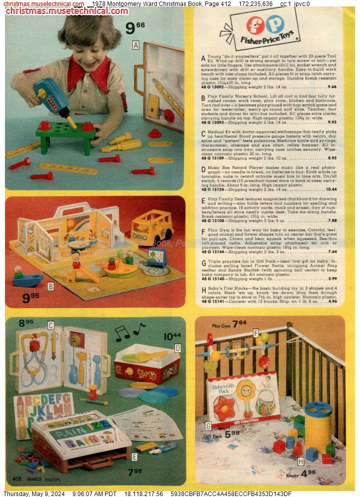 1978 Montgomery Ward Christmas Book, Page 412