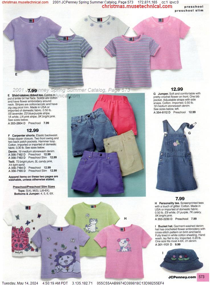 2001 JCPenney Spring Summer Catalog, Page 573