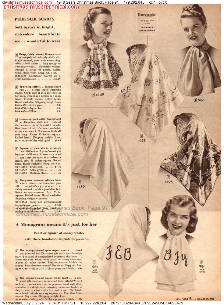 1948 Sears Christmas Book, Page 91
