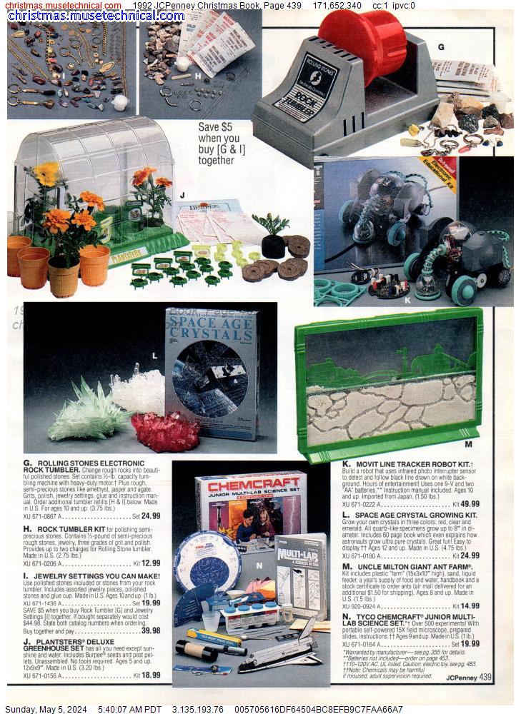 1992 JCPenney Christmas Book, Page 439