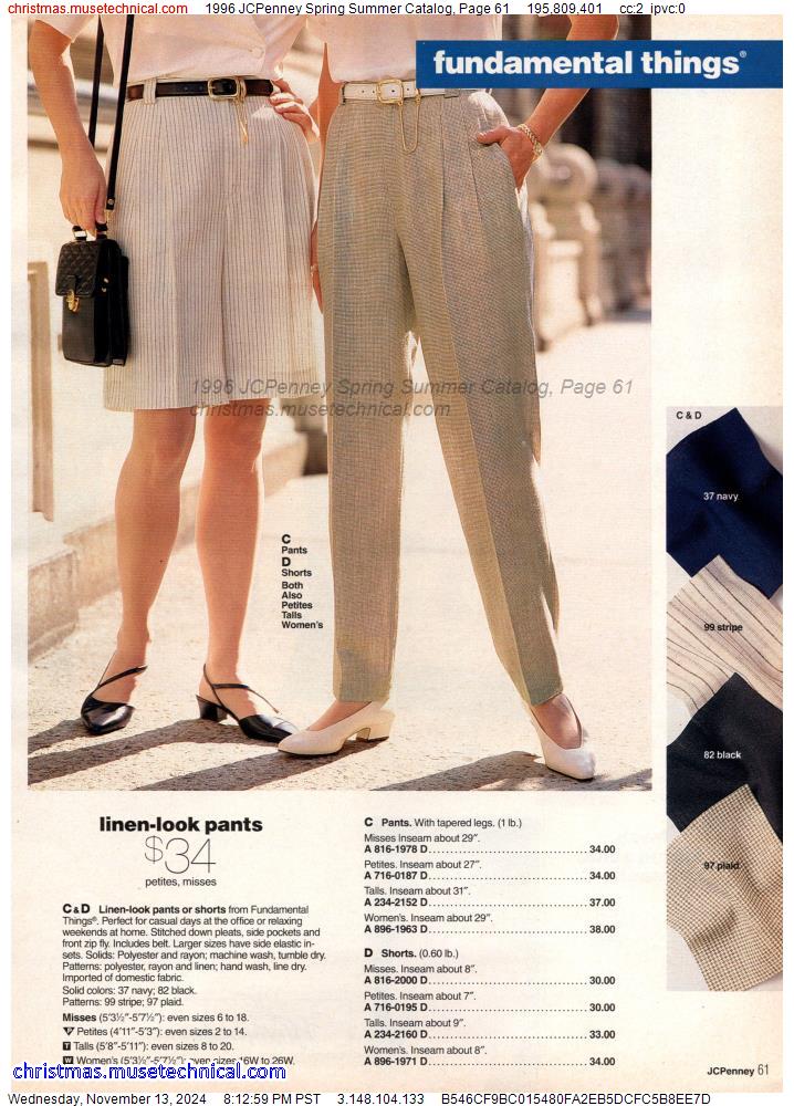 1996 JCPenney Spring Summer Catalog, Page 61