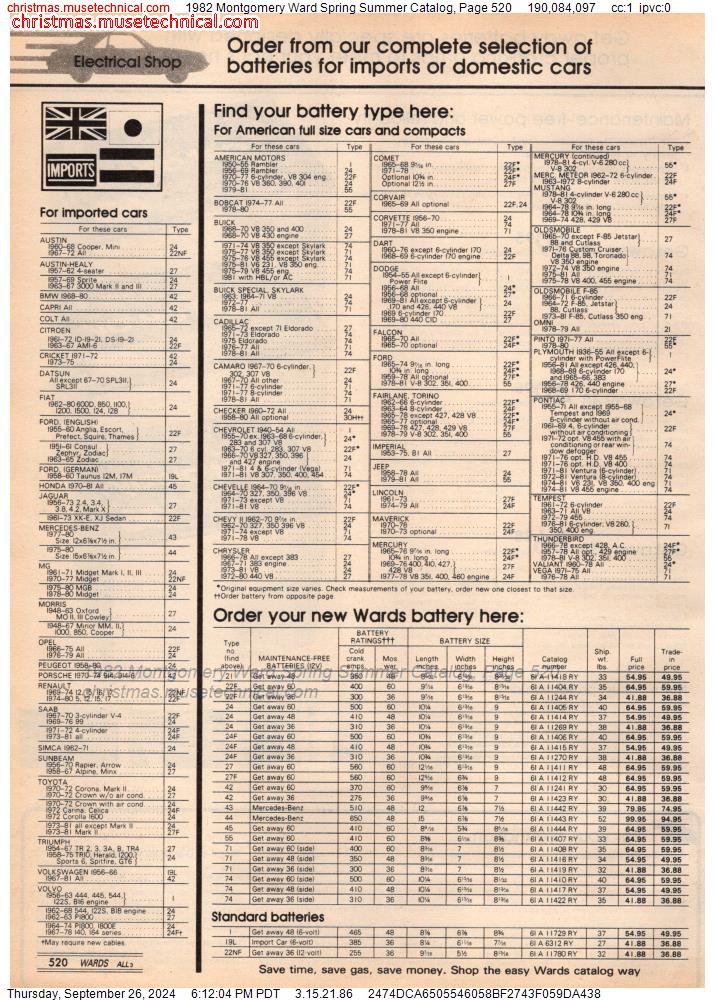 1982 Montgomery Ward Spring Summer Catalog, Page 520