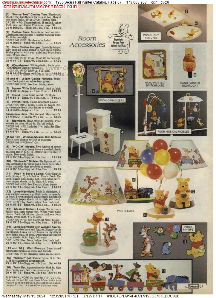 1980 Sears Fall Winter Catalog, Page 67