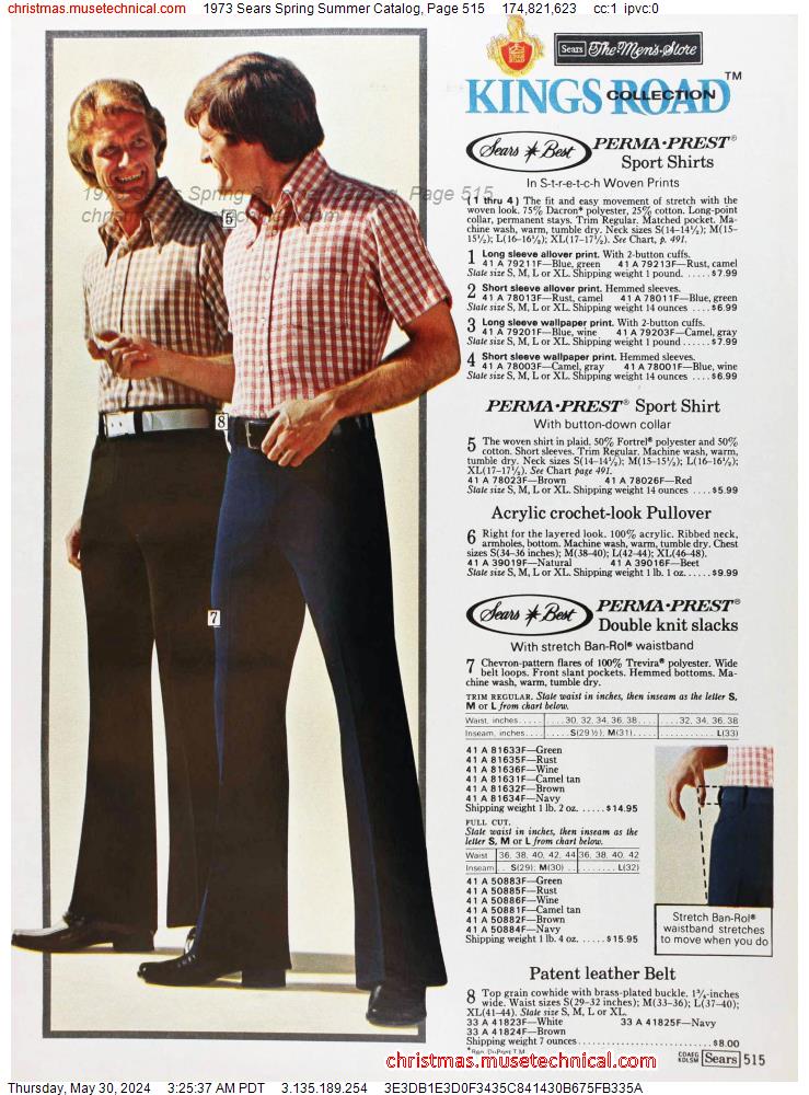 1973 Sears Spring Summer Catalog, Page 515