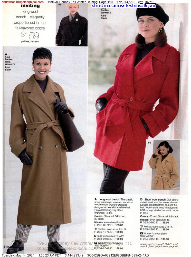 1996 JCPenney Fall Winter Catalog, Page 110