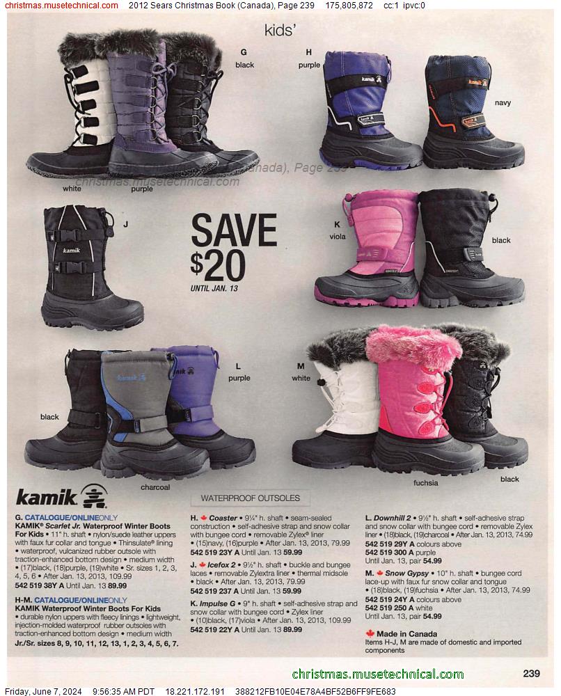 2012 Sears Christmas Book (Canada), Page 239