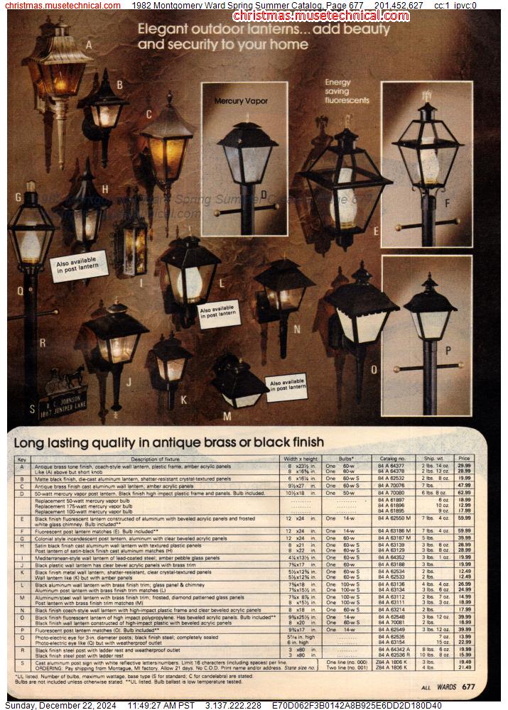 1982 Montgomery Ward Spring Summer Catalog, Page 677