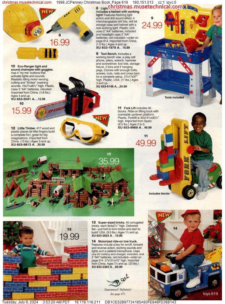 1998 JCPenney Christmas Book, Page 619