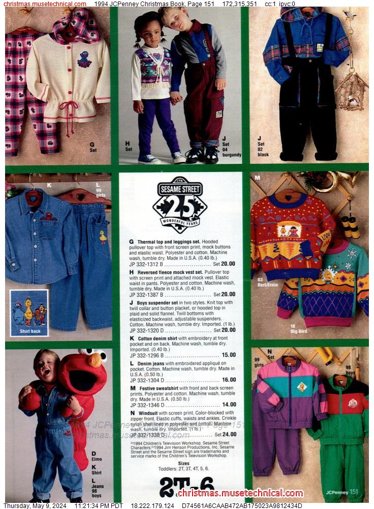 1994 JCPenney Christmas Book, Page 151